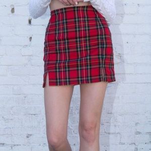 Brandy Melville Plaid Skirt